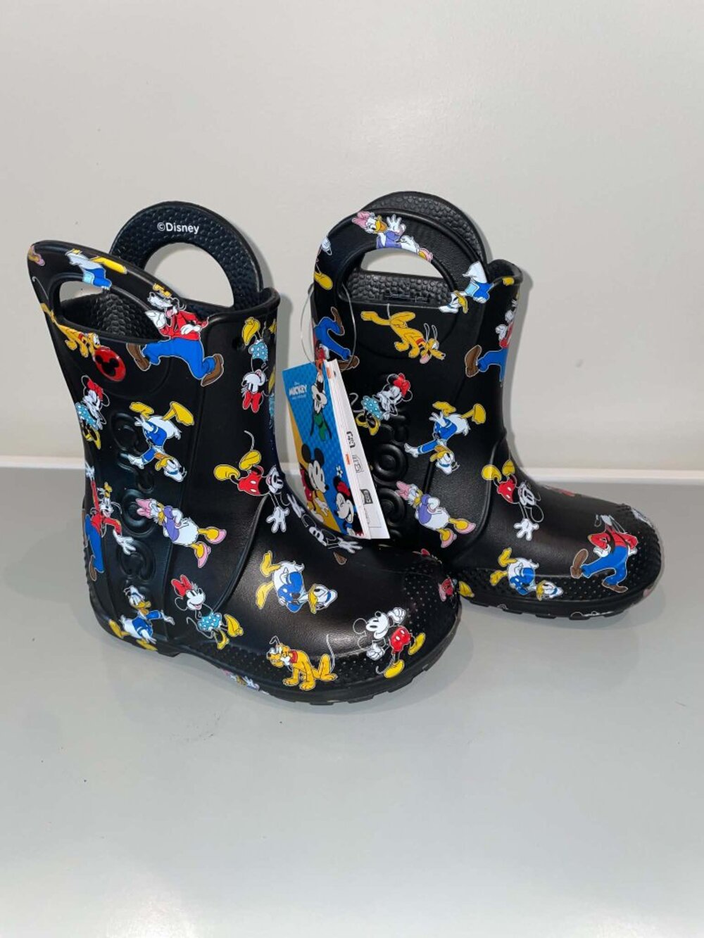 CROCS Mickey Mouse and Friends Handle It Rain Boot – NWT – Size C10